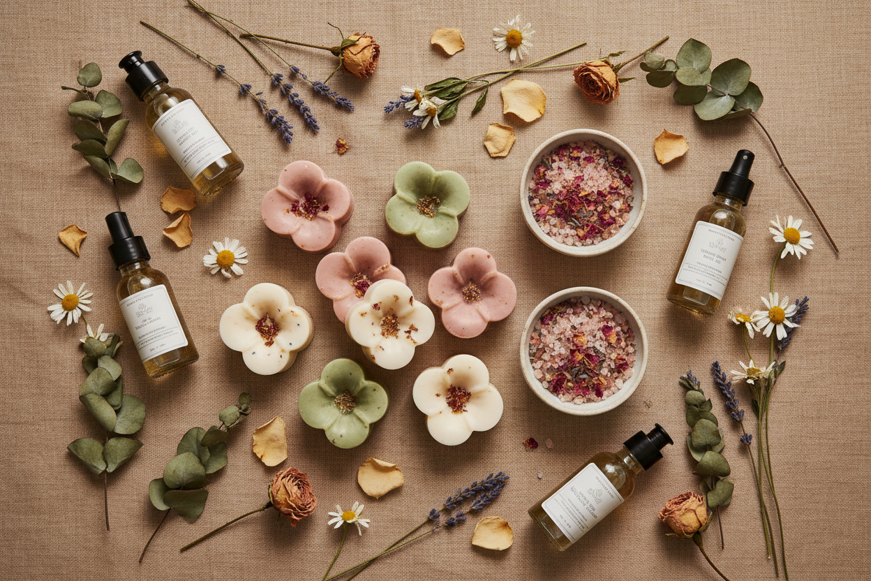 Bath & Body & Flower Soap