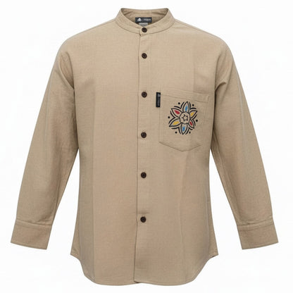Nomad Sari Kathmandu Shirt - Stone - XL