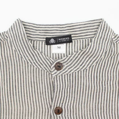 Nomad Sari Grandad Shirt - Grey Stone - Large