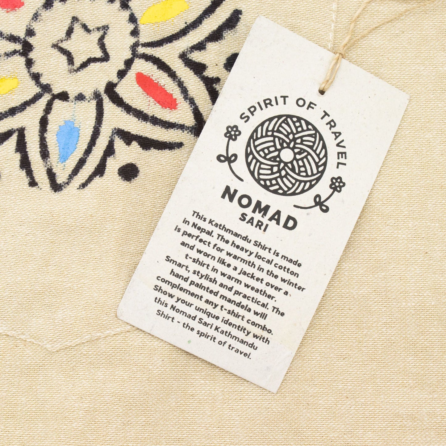 Nomad Sari Kathmandu Shirt - Stone - XL