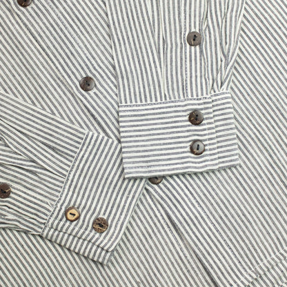 Nomad Sari Grandad Shirt - Grey Stone - Large