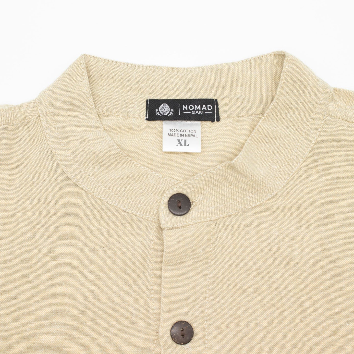 Nomad Sari Kathmandu Shirt - Stone - XL