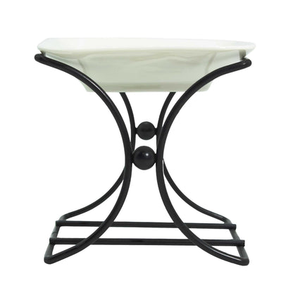 Ceramic & Metal Square Stand